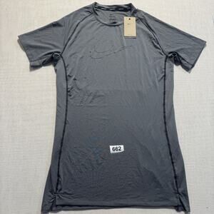 Nike Pro Compression Dri-Fit Tight   Jersey Shirt Men Sz 3XL Gray Brand New